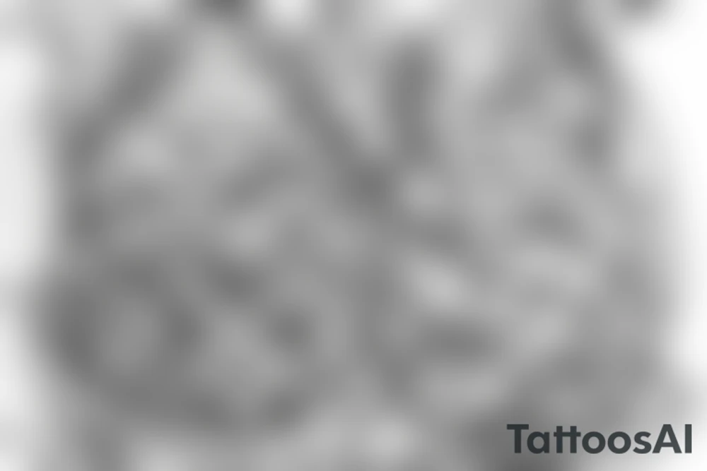glass vase without elements, with small lines tattoo idea glass vase without elements, with small lines tattoo idea