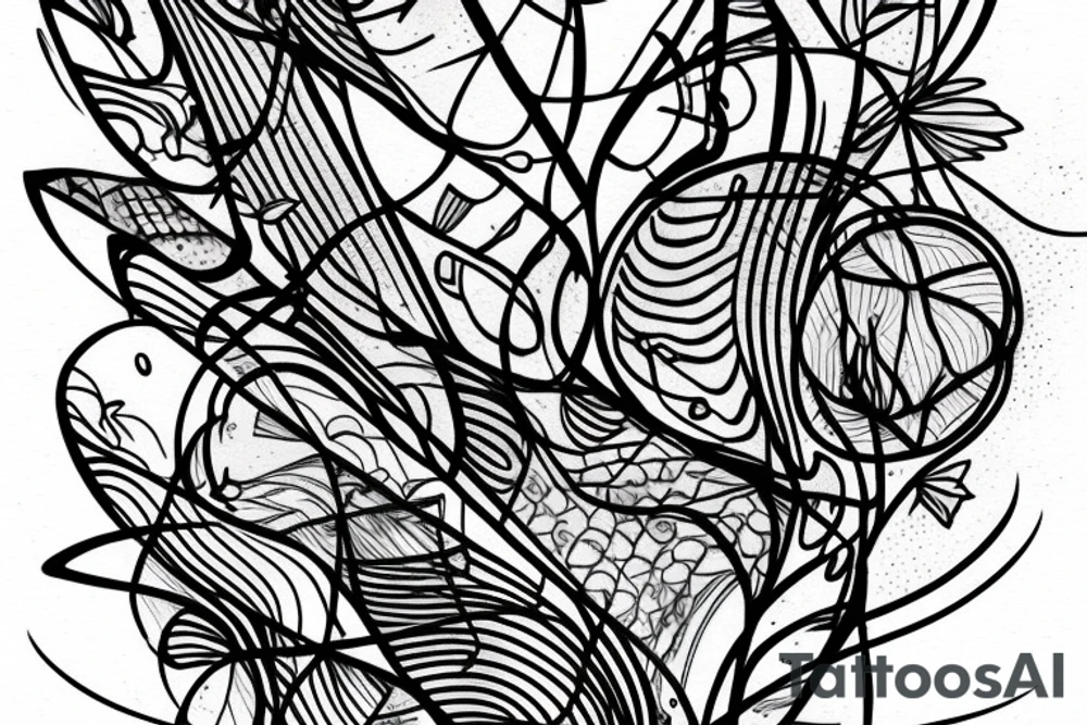 glass vase without elements, with small lines tattoo idea glass vase without elements, with small lines tattoo idea