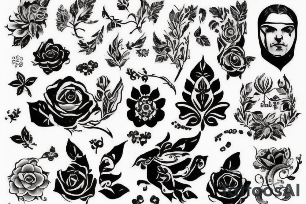 рукав в стиле реализм, черно белое, скандинавский воин tattoo idea рукав в стиле реализм, черно белое, скандинавский воин tattoo idea