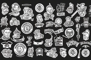Housekeeping boy tattoo idea