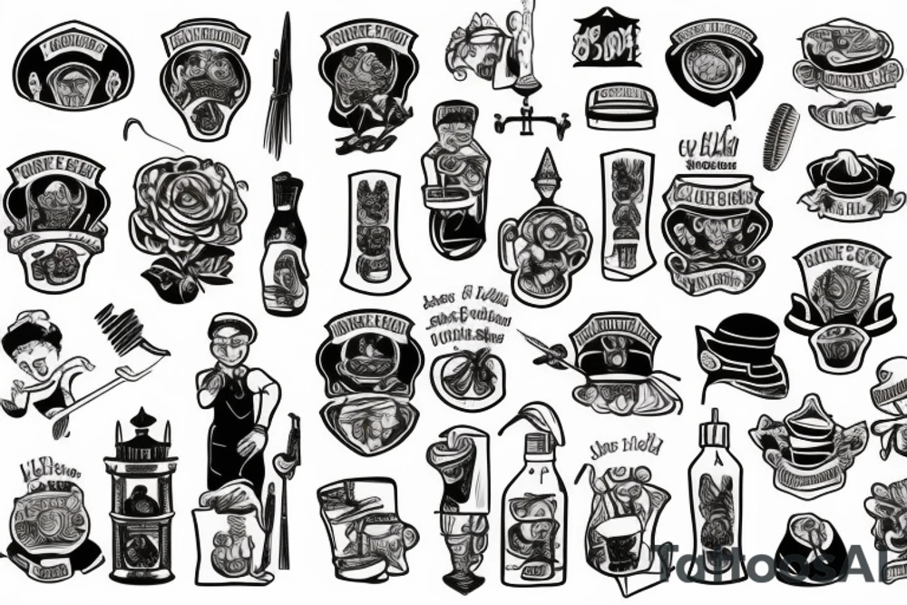 Housekeeping boy tattoo idea