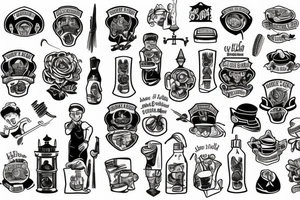 Housekeeping boy tattoo idea
