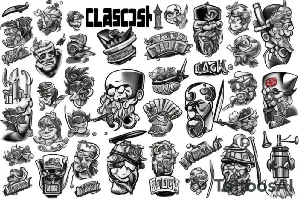 Clash of Clans tattoo idea