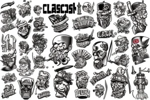 Clash of Clans tattoo idea