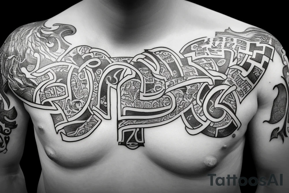 The letters G.R.A.Z.Z.H.O.P.P.E.R, in old English tattoo idea