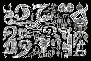 The letters G.R.A.Z.Z.H.O.P.P.E.R, in old English tattoo idea