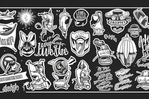 The word GRAZZHOPPER tattoo idea