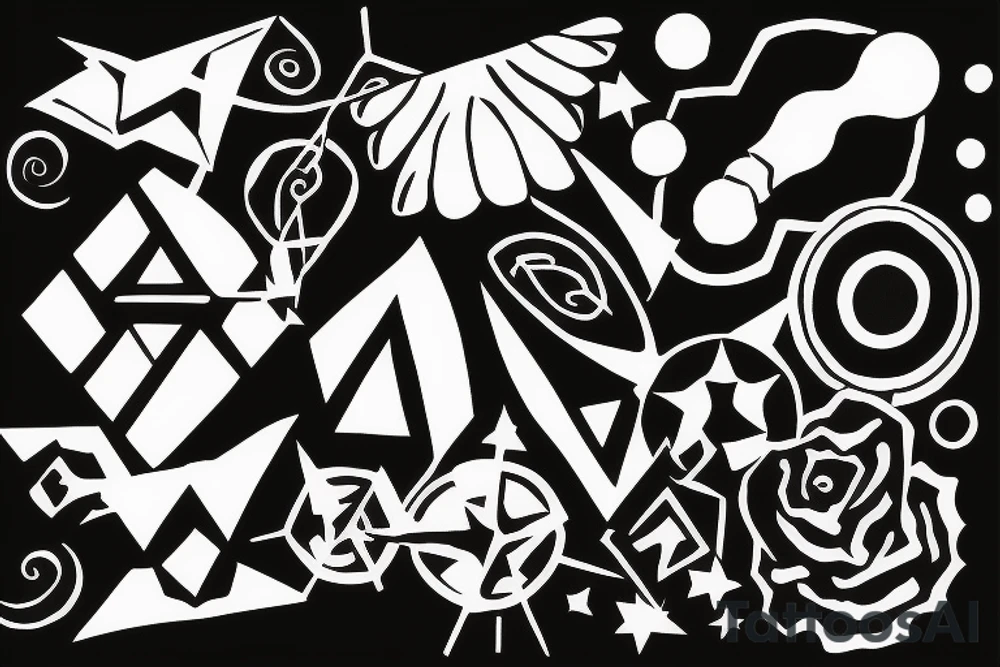 Black daw flying up to the infinity tattoo idea