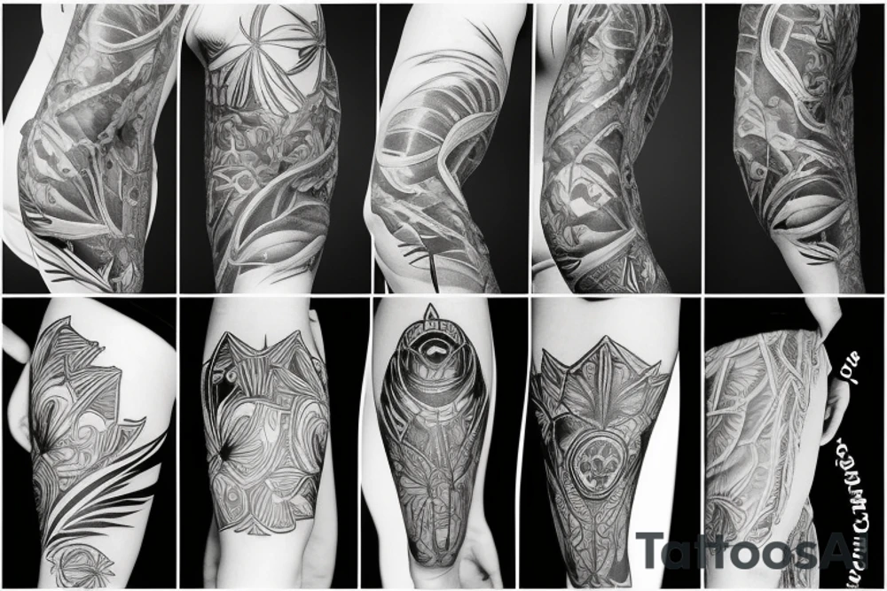 Black daw flying up tattoo idea