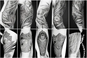 Black daw flying up tattoo idea