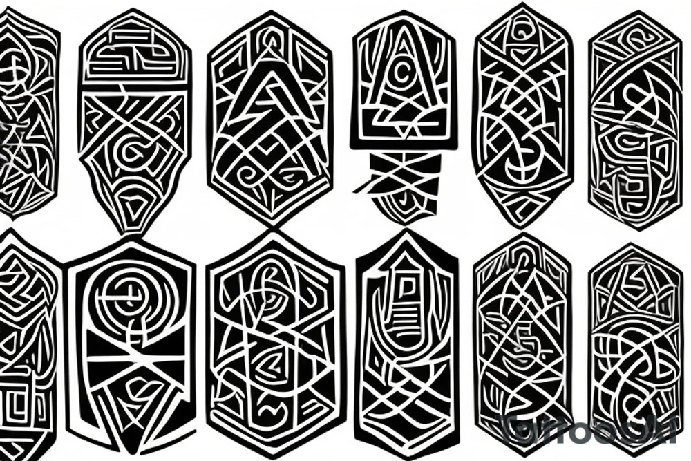DGDM on runes language tattoo idea
