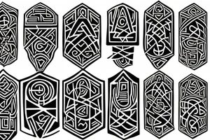 DGDM on runes language tattoo idea