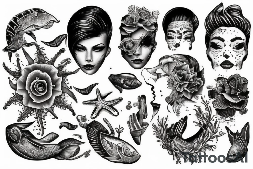 Ocean tattoo idea