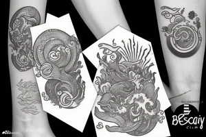 Ocean tattoo idea