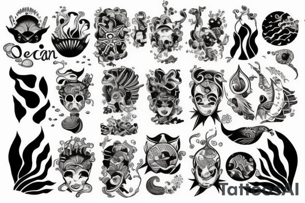 Ocean tattoo idea