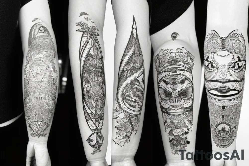 astrology, fine lines, spritual tattoo idea