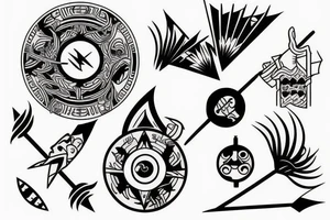 arrows tattoo idea