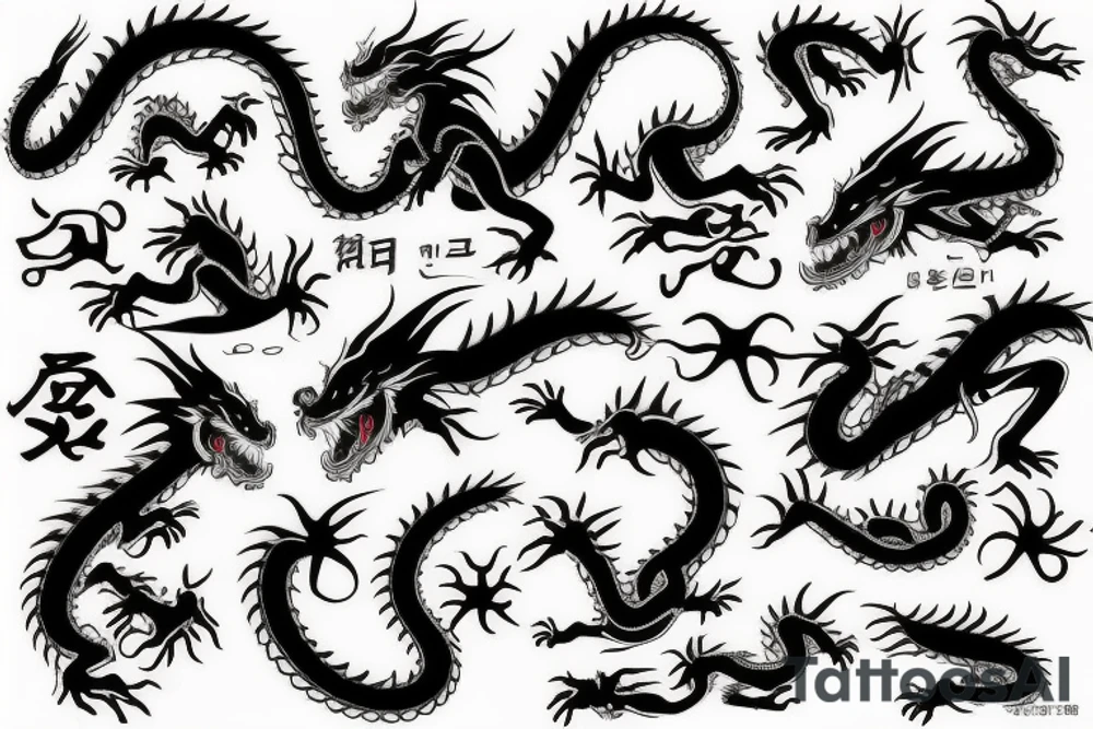 Dragon tattoo idea