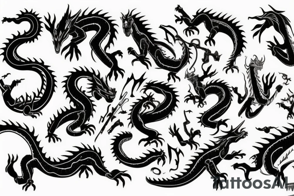 Dragon tattoo idea
