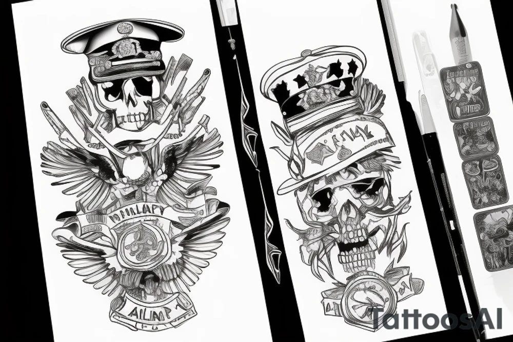 Military tattoo idea