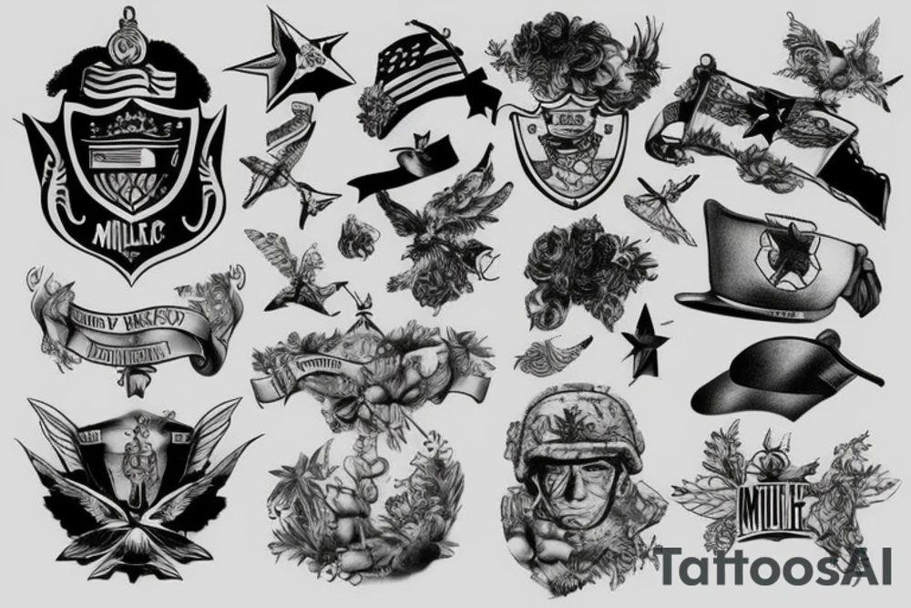 Military tattoo idea