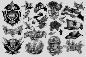 Military tattoo idea