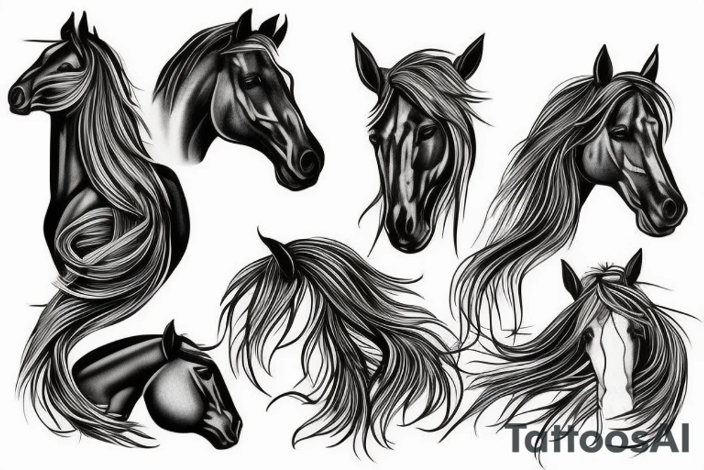 Horses tattoo idea