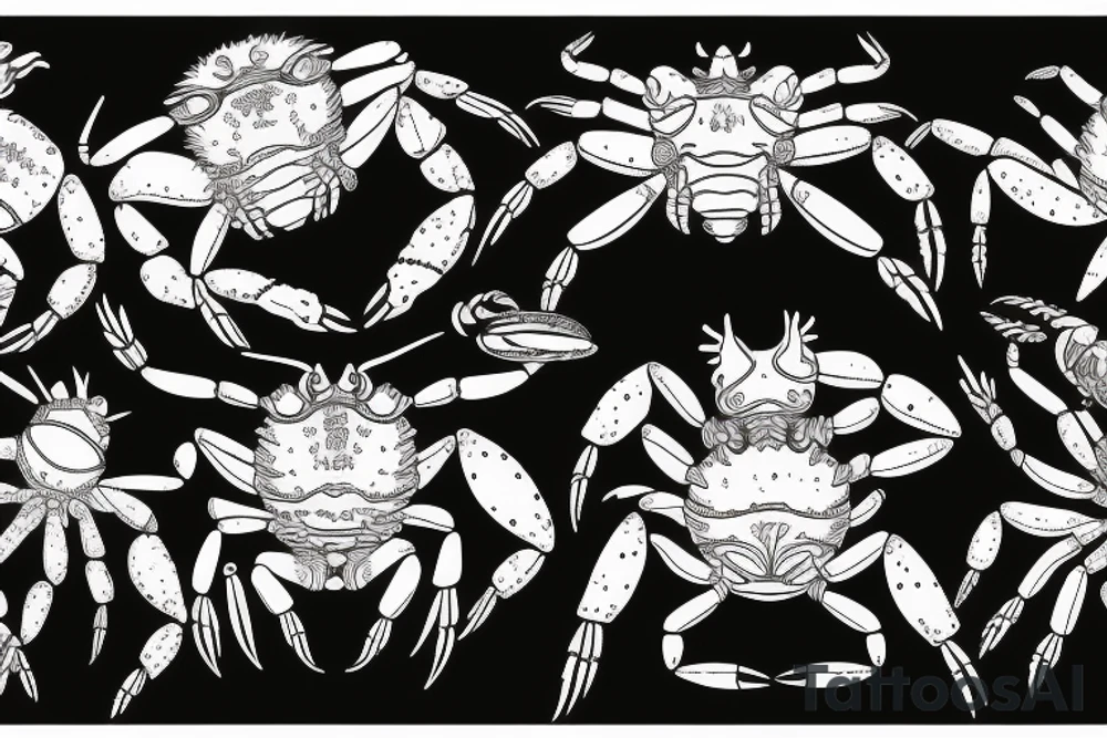 Crab and scorpion tattoo idea