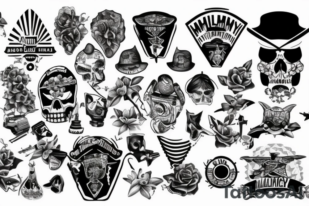 millitary tattoo idea