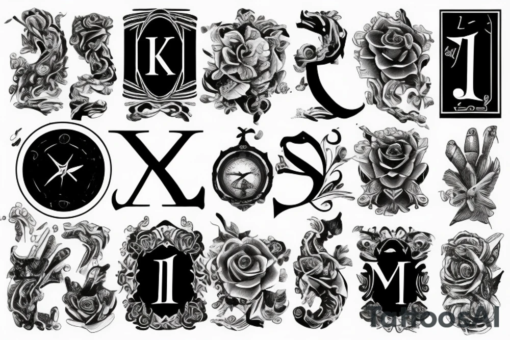 12-11-2018 10-14-2017 Roman numerals tattoo idea