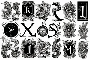 12-11-2018 10-14-2017 Roman numerals tattoo idea