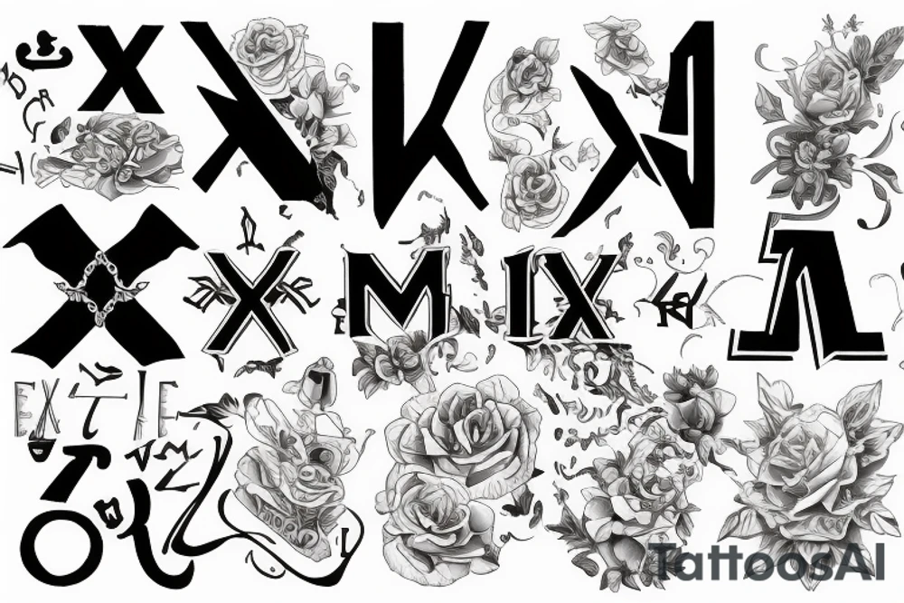 X・XIV・MMXVII XII・XI・MMXVIII tattoo idea