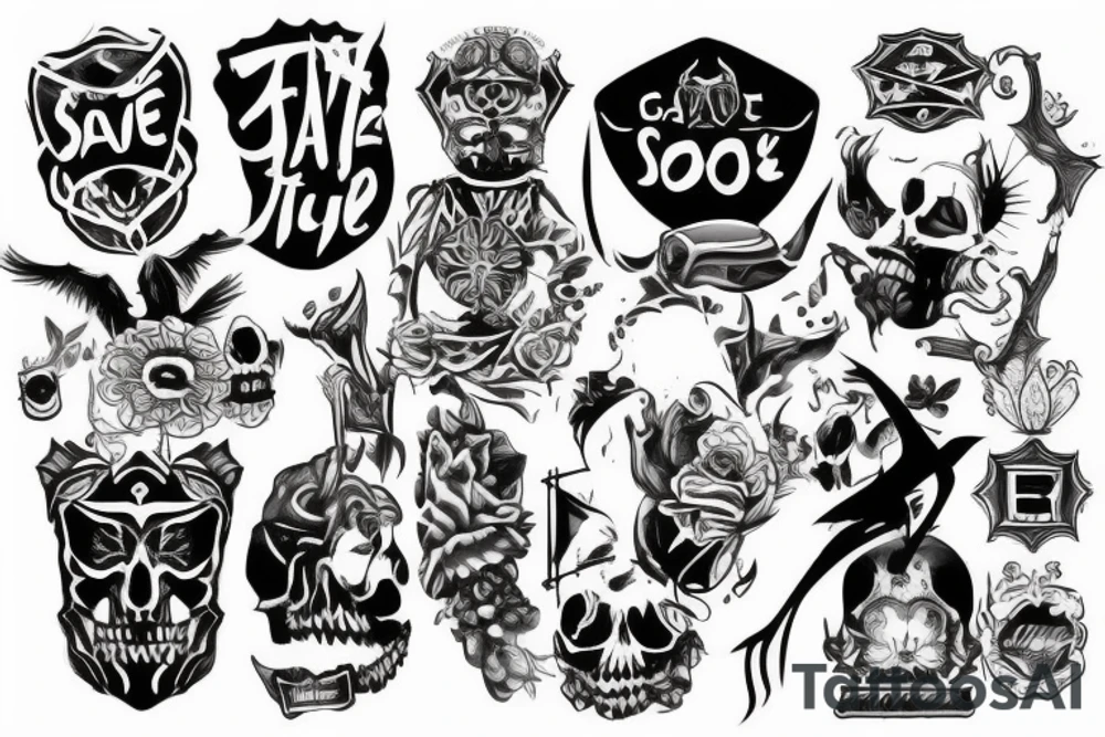 game without save tattoo idea