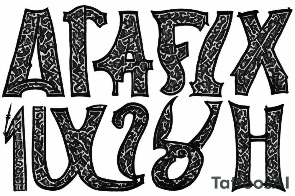 1996 Ronan numerals tattoo idea