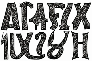 1996 Ronan numerals tattoo idea