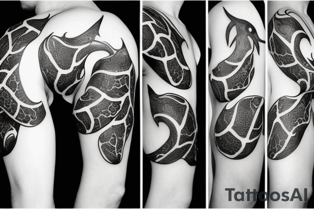 fleeting crows and rafflesia tattoo idea