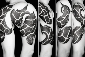 fleeting crows and rafflesia tattoo idea