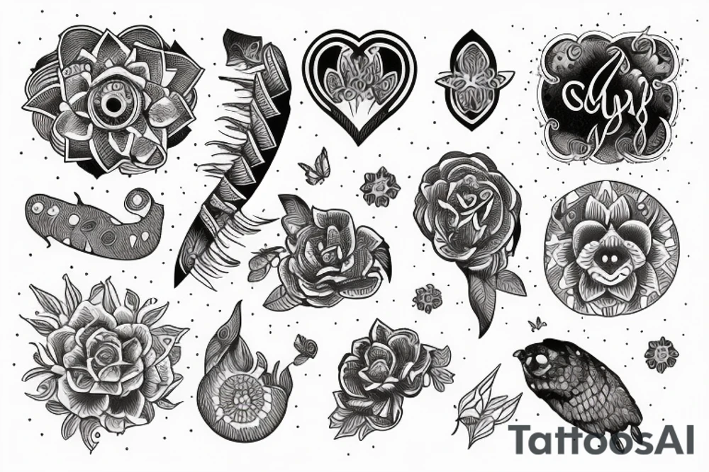 Phrase “Everything you need is inside you” tattoo idea