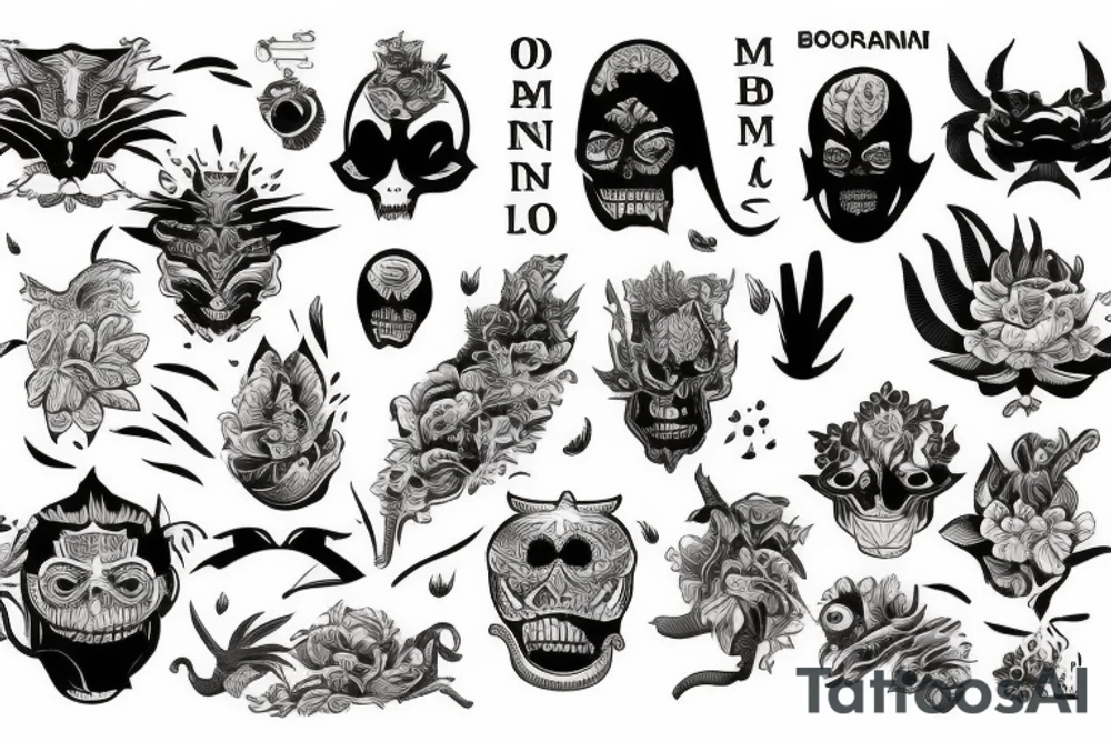 borneo land tattoo idea