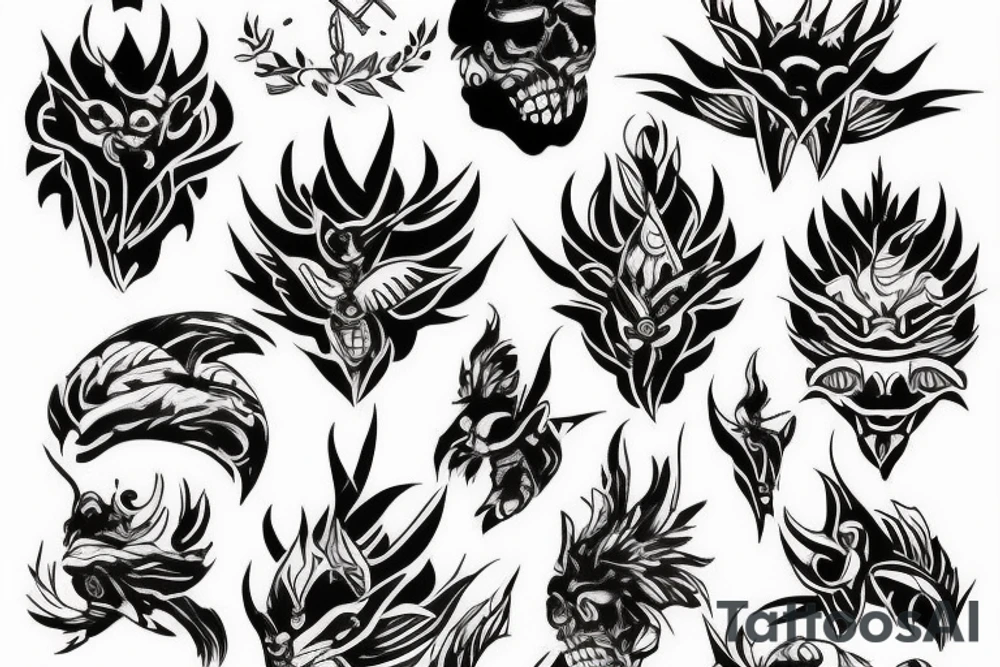 mount kinabalu tattoo idea