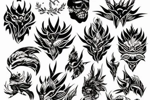 mount kinabalu tattoo idea