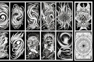 eternal sun tattoo idea