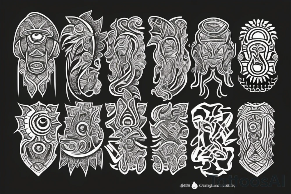 eternal sun tattoo idea