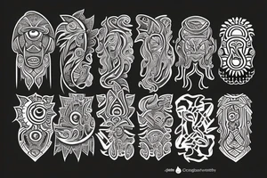 eternal sun tattoo idea