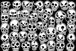 happy sun skull tattoo idea
