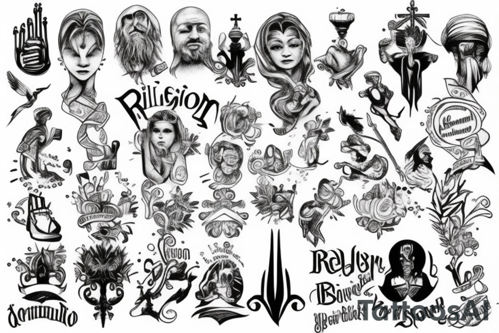 religion, beliver, small tattoo idea
