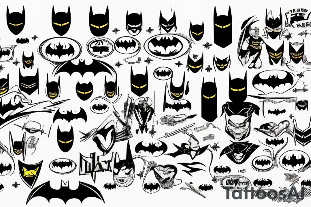 i'am batman tattoo idea