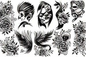 brushes tattoo idea