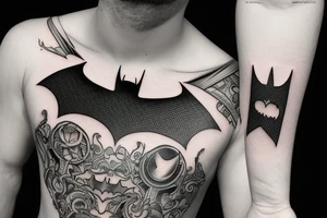"i'm batman" - inscription tattoo idea