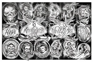 religion, god, angel, blessed, hope tattoo idea